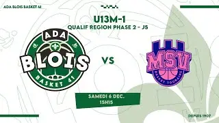 ADA BLOIS BASKET 41 - CTC MSV  - PHASE 2 - J5 - U13M - CVL