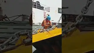 A seaman working