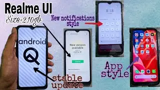 Realme C2 realme UI stable update||October update