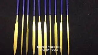 Diamond needle file set