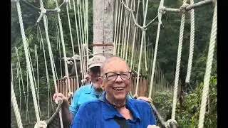 Canopy walk in Kakum National Park in Ghana