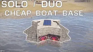 How To Make A Solo/Duo Boat Base - Rust Simple & Easy Base Build