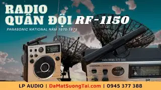 gi&aacute; 6t5 Radio qu&acirc;n đội PANASONIC NATIONAL RF-1150 || LP AUDIO