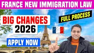 France New Immigration Law 2026 | France Big Changes | France Visa appointment law | Study in France