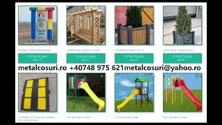 METL COSURI SRL  Producem mobilier stradal(mobilier urban): banci strada , bănci parc, coșuri gunoi