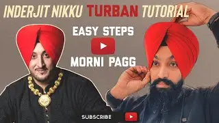 Simple Wali Pagg (Morni Pagg) | Full Tutorial | Pagg di Pooni | 8 meter Rubia Voile