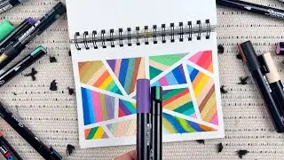 Easy, Relaxing Art Meditation | Sketchbook Exercise for Beginners