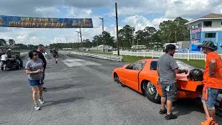 Doing some pre NPK testing with the new car at Gulfport Dragway