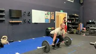 2 Pause Clean (below Knee + Top Thigh)