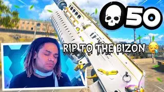 LAST TIME USING THIS SLEPT ON BIZON CLASS SETUP on REBIRTH ISLAND! 😪 (Vanguard Warzone)