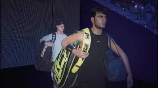 TIEBREAK | Men's Singles Exhibition Match | Carlos Alcaraz V/s Jannik Sinner | Turin, Italy
