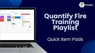 Quick Item Pads | Fire Sprinkler Estimating Software Guide