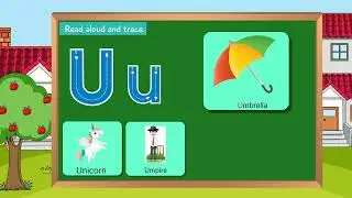 Ch 22 | Brillio Books | English | Lkg | Read Aloud And Trace Letter U  |  For children