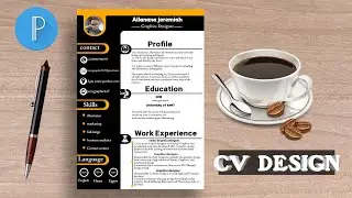 How To Create Best CV Design In Pixellab | Resume | Pixellab Tutorial | 2023 | #resume #cvdesign