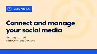 How to Connect and Manage Your Social Media in Constant Contact