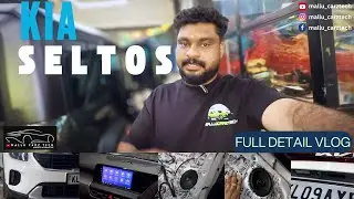 A KIA SELTOS from Palakkad┃MOCO ANDROID┃MOREL SPEAKERS┃ONKYO DAMPING┃ICE CUBE FOG, (FULL VLOG)