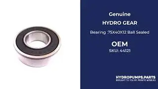 44121 - Bearing .75X40X12 Ball Sealed - Hydro-Gear Genuine OEM Part