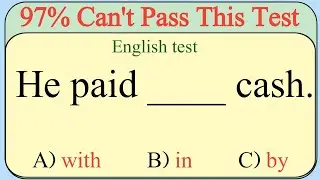 Mixed English Grammar Test 🌟if you score over 95% On This Quiz, your English is Fantastic 