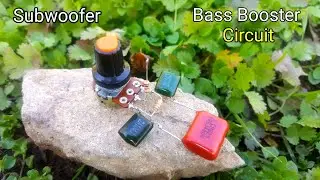 How to make clear bass circuit | Easy bass booster circuit | low frequency filter. Soldering Tech.