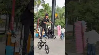 Tiene talento 😱 #bikelife
