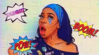 ✓POP ART/COMIC BOOK MAKEUP TUTORIAL |Queen_Keerah