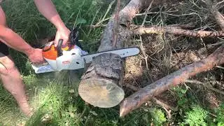 Тест аккумуляторных пил STIHL