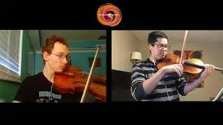 Vivace from Telemann's Sonata no. 6 for two violas