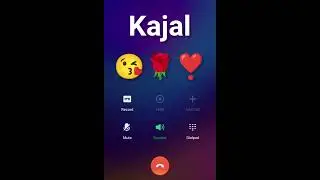 New Romantic GF🌷😘 ( Kajal ❣️ ) Call Prank 😂 | Indian Girlfriend Funny Video Call Recording Prank 🤣🔥