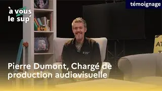 Pierre Dumont, chargé de production audiovisuelle à l'Université de Lille
