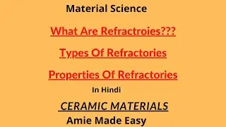 What Are Refractories ??? Types Of Refractories / Ceramic Materials / Material Science