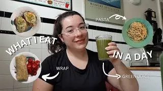 WHAT I EAT IN A DAY l hash brown toast, chicken caesar wrap & more