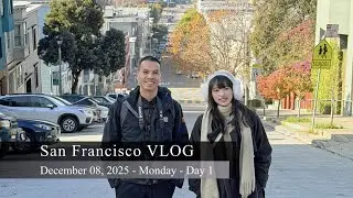 San Francisco VLOG - December 08, 2025 - Day 1/4 - Coit Tower, Pier 39