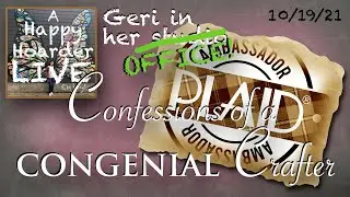 A Happy Hoarder: Confessions of a CONGENIAL Crafter! I AM A PLAID AMBASSADOR! Check Out What I Got!