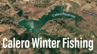 Calero Reservoir Winter Bass Fishing