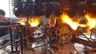 how to make glass threading machine?/glass threading machine //glass bottle threading