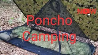 Helikon Tex Poncho. Camping. Bushcraft. Bushcraft skills. Descattys (MOVIE)