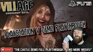 LETS PLAY RESIDENT EVIL VILLAGE CASTLE DEMO / Castle Dimetrescu / Resident Evil Village PS5 Gameplay