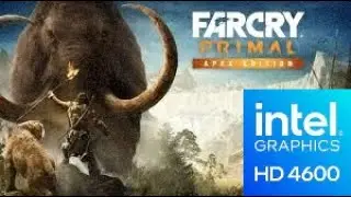 FAR CRY PRIMAL | LOW END PC TEST | INTEL HD 4600 | 4 GB RAM | i5 4570 |
