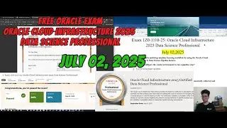 Exam 1Z0-1110-25 Oracle Cloud Infrastructure 2025 Data Science Professional Passed 84% in July,2025