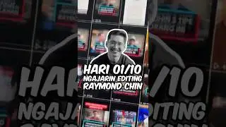 Siapa yang cita citanya jadi editornya raymond chin pak? #editing #tutorial #editor