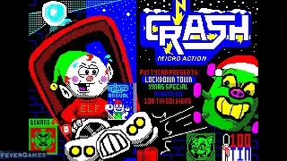 LOCKDOWN TOWN ZXMAS - Crash Exclusive Edition - *NEW* ZX Spectrum 48K 2023 game! Gameplay!