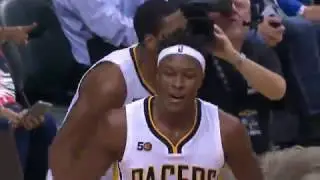 Myles Turner with the Big Swat on John Wall | 12.19.16