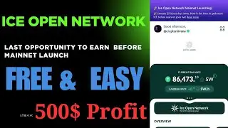 ICE OPEN NETWORK UPDATE : Free & Easy Task to make Profit | last opportunity to make big profit