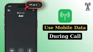 How To Use Mobile Data During Call iPhone