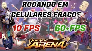COMO JOGAR ONMYOJI ARENA EM CELULARES FRACOS // TorresJBR