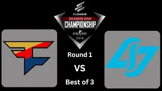 ELEAGUE Season 1 LCQ Quarterfinal: FaZe Clan vs Counter Logic Gaming [Full B03]