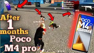 Poco M4 pro Free Fire Max Test After 1 months 📱 Super Amoled Display under 15k Best Gaming phone ✌️🎮