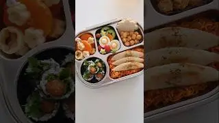 🥡 Pack my lunch box with me 🍱🥢 #asmr #bento #lunch #shorts