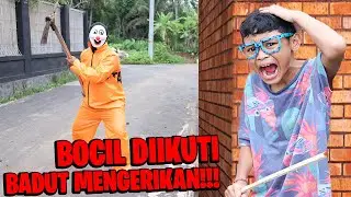 GAWAT!!! BOCIL DIIKUTI BADUT MENGERIKAN BAWA SENJATA!!!