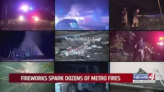 OKCFD: Massive house fires caused by exploded fireworks left in trash cans
